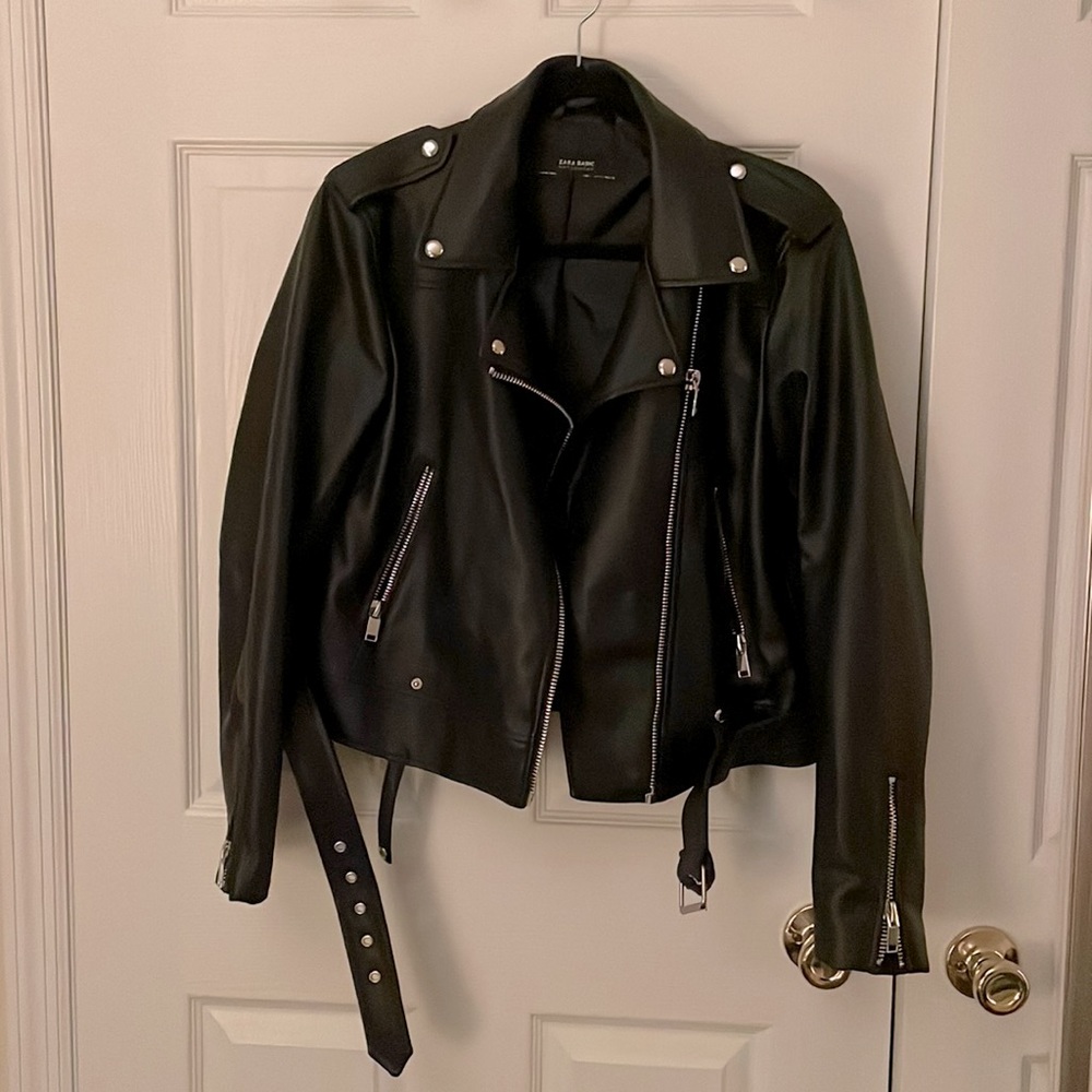 Zara Faux Leather Jacket